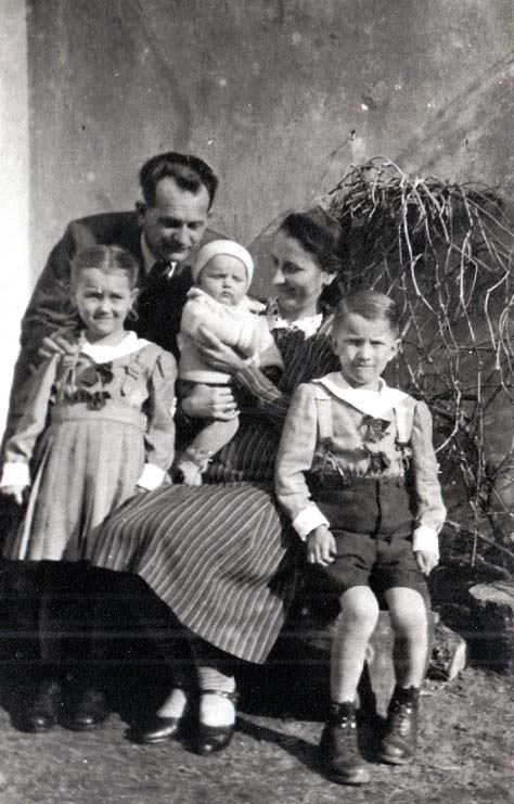 Familie Hartmann, Herbert, Hedi, Elfriede, 194310