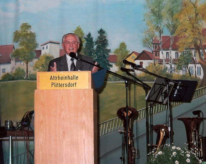 Josef Schäffer beim Jahrmarkter Treffen